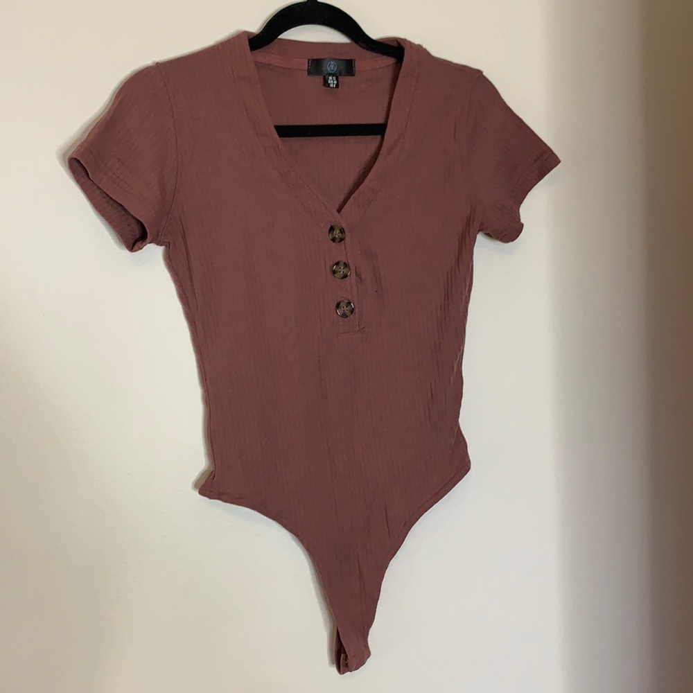 MISSGUIDED button up body suite